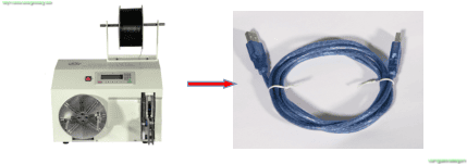 Semi-automatic cable winding and bundling machine