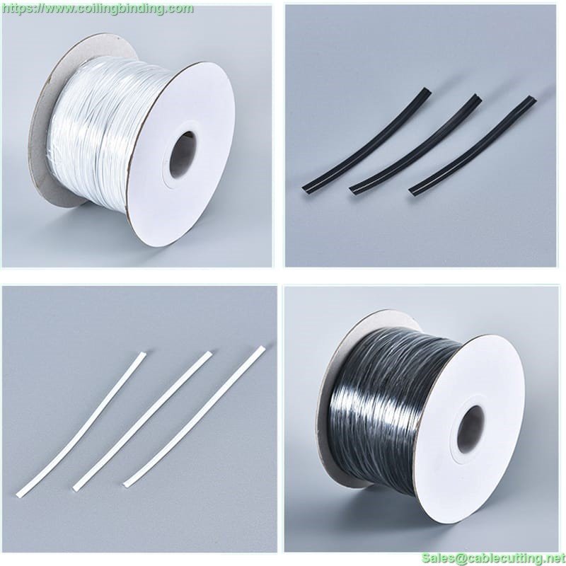  black/white color twist tie wire for wire winding tie bundling machine strapping tape nylon locking ties binding tape 