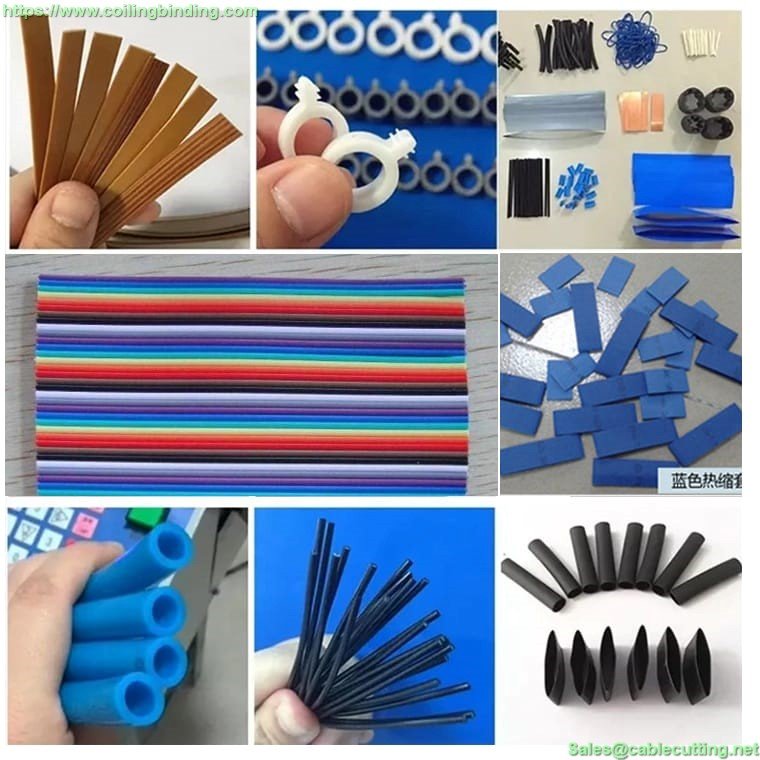 sleeve cutting machine, rubber and plastic cutting machine, wire cutter machine 