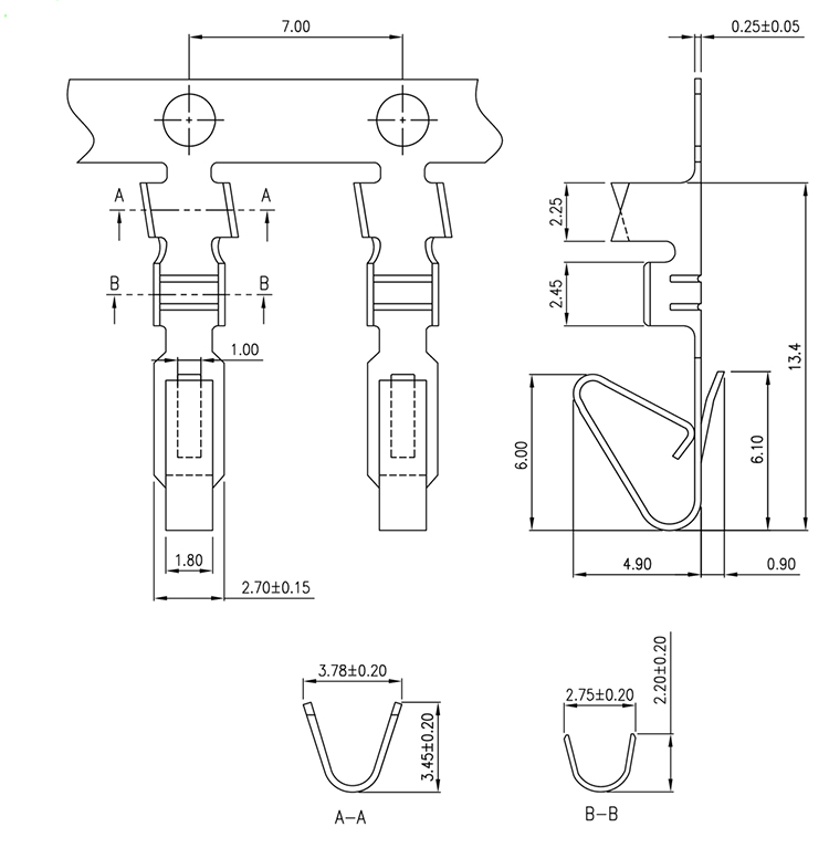 Super mute Terminal crimping machine blade, OTP applicator blade, Terminal crimping knife