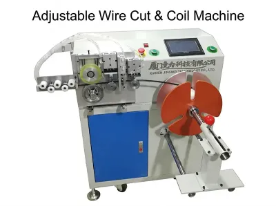 Adjustable Wire Cut & Coil Machine 50-300mm Range WPM-110CL