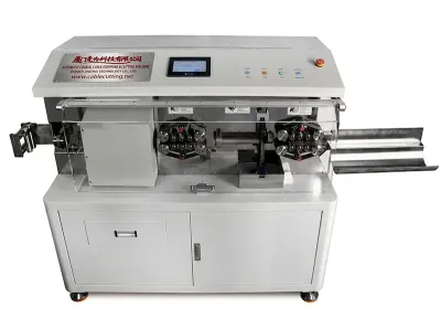 Machine Automatique de Coupe et Dénudage de Câble Coaxial WPM-9935 - Dénudeuse pour câble coaxial