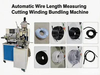 Automatic Wire Length Measuring Cutting Winding Bundling Machine JW-F01 Thumb
