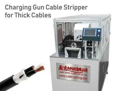 Automatic Charging Gun Cable Stripper for Thick Cables WPM-5010 - Coaxial Cable Stripper