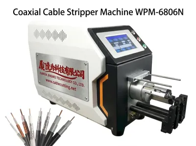 Machine à Dénuder Câbles Coaxiaux Semi-Automatique WPM-6806N - Dénudeuse pour câble coaxial