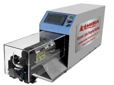 Machine à Dénuder Coaxiale Semi-Automatique WPM-25200 - Dénudeuse pour câble coaxial