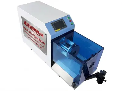 Machine à Dénuder Coaxiale Semi-Automatique pour Câbles 5-35mm WPM-35120 - Dénudeuse pour câble coaxial