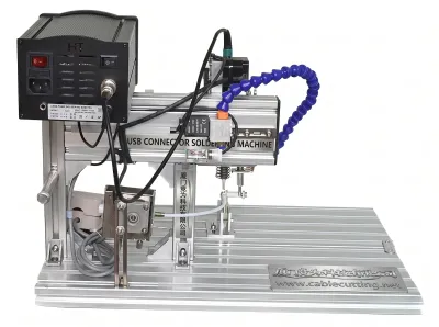 Machine à souder semi-automatique pour connecteurs USB 205H - Machine à souder semi-automatique