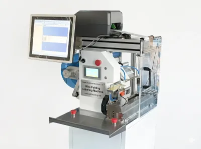 Machine Semi-Automatique de Pliage et Étiquetage de Fil, Précision ±0.5mm JW-T107 - Machine d enroulement de ruban
