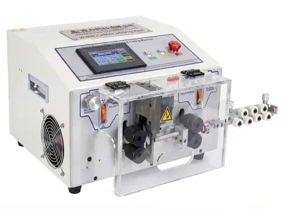 Machine à Dénuder Câble Gaine Écran Tactile WPM-HT2S - Machine de coupe et dénudage de fils