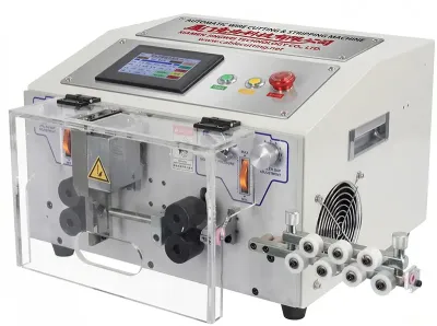 Machine de Découpe-Dénudage Fil Écran Tactile 0,1-10mm² WPM-JE2S - Machine de coupe et dénudage de fils