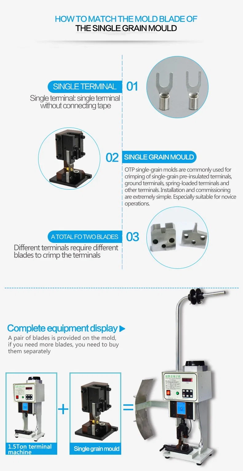 Pre-insulation Nylon Ring Type Terminal Crimping Applicator, Terminal Press Machine Terminal Crimping Applicator, Terminal Machine Applicator