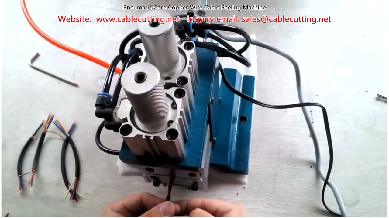 Pneumatic Core Copper Wire Cable Peeling Machine for Industrial Automation