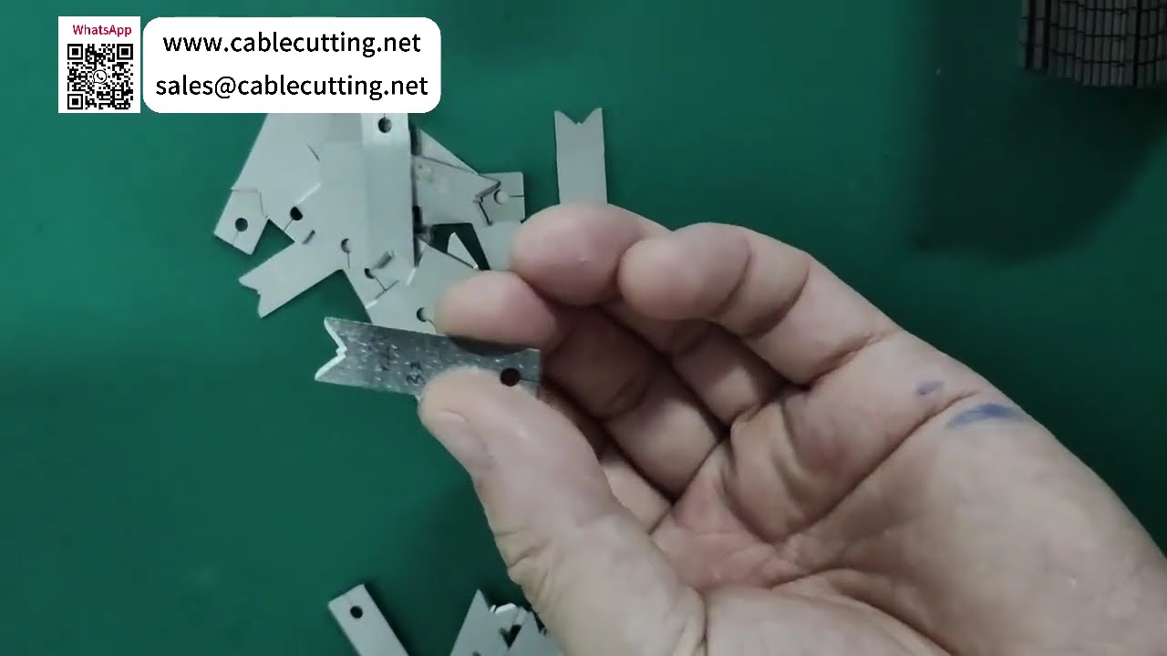 Custom Wire Harness Processing Equipment Tool Blades for Cutting and Stripping Machine - Video