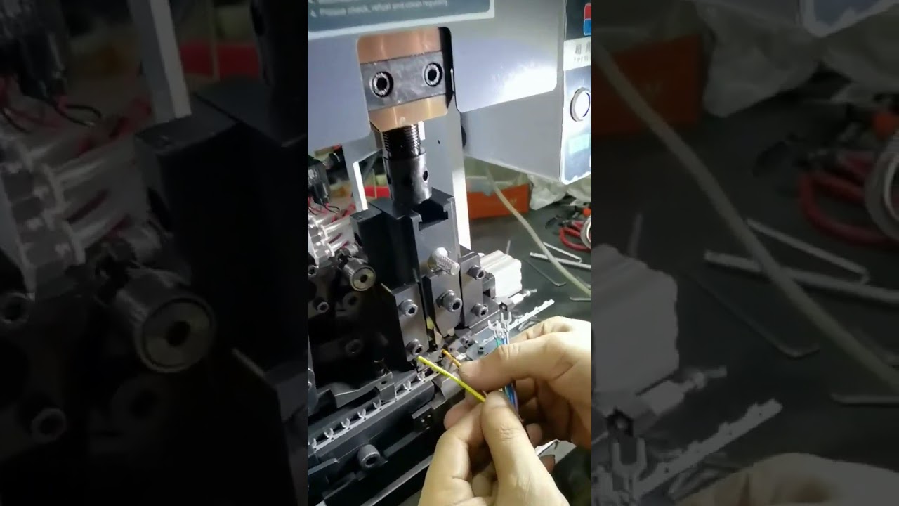 Wire Stripping and Crimping Machine for Automated Cable Processing