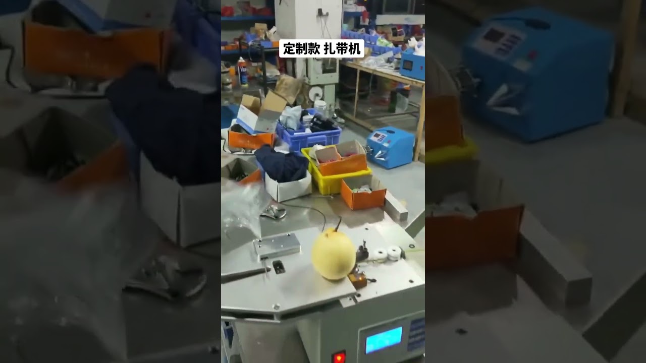 Customized Cable Tie Machine for Fruit Bags, Ice Cream Bags, and More