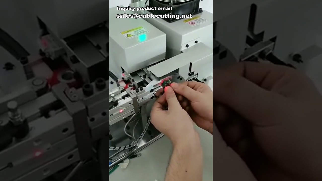 Automatic Wire Sleeve Insertion and Heating Machine