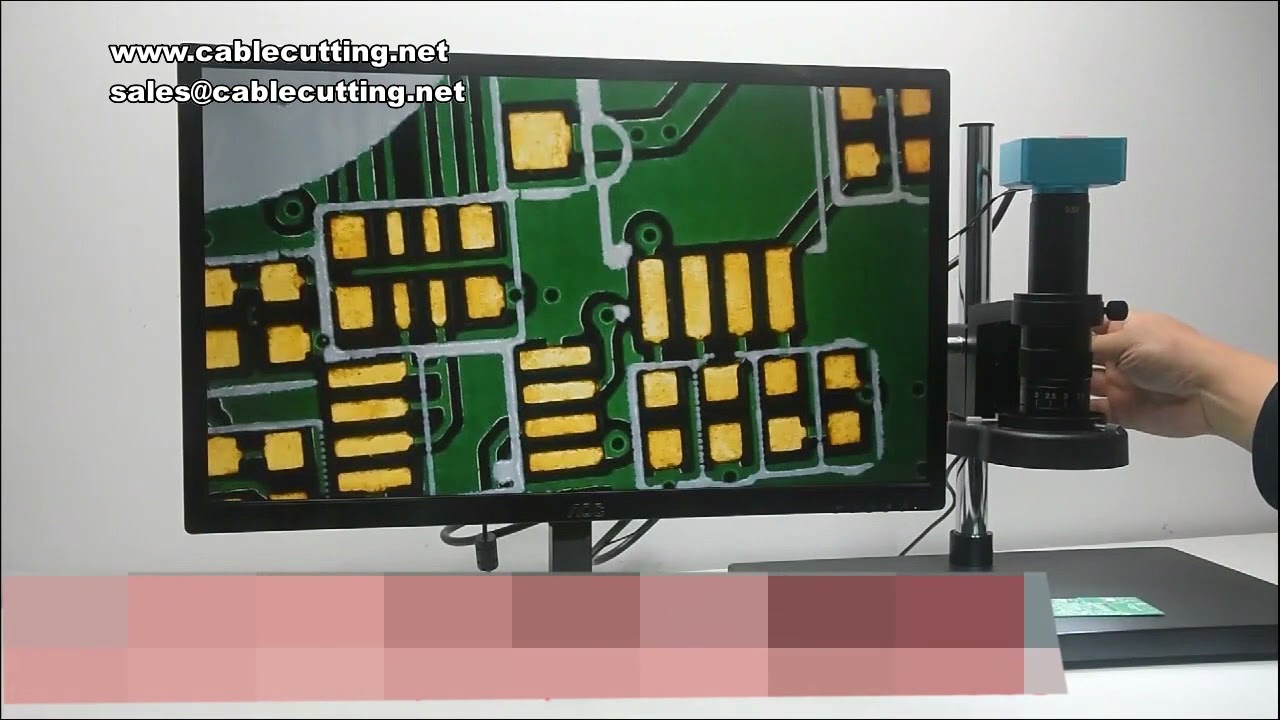 4K High-Definition Microscope with Dedicated Measurement Industrial Camera for Digital Optical Repair