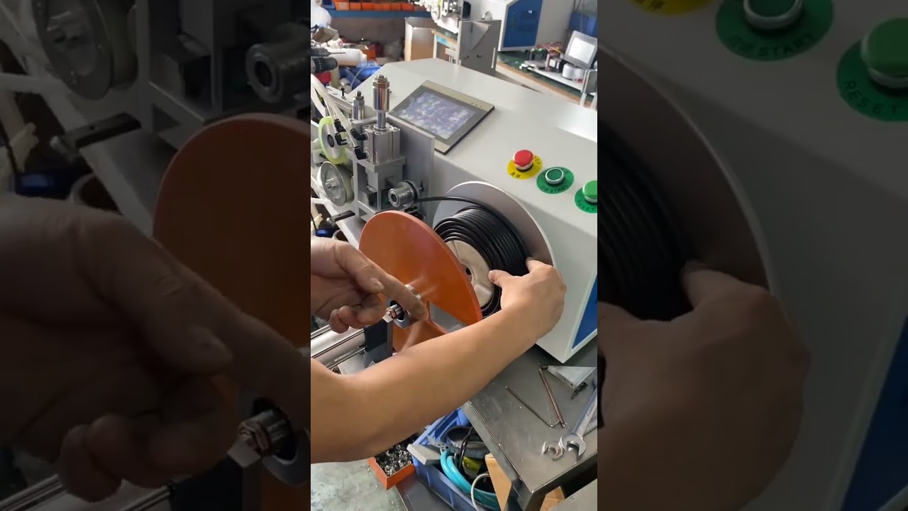 Desktop Automatic Wire Metering, Traversing, Cutting, Winding & Coiling Machine 1-mm to 8-mm