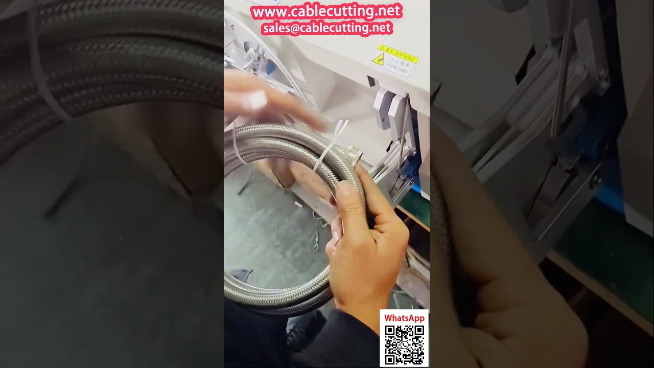 Hygienic Pipe Coiling and Tying Machine for Sanitary Tubing