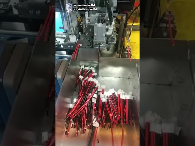 全自動単頭電線剥皮・端子圧入機 | ワイヤー加工の効率化