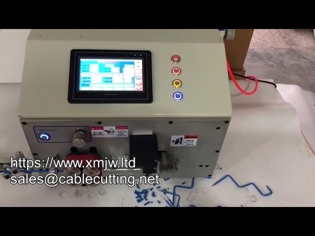 WPM-09-N Complete Electrical Control Wire Stripping Cutting Bending Machine