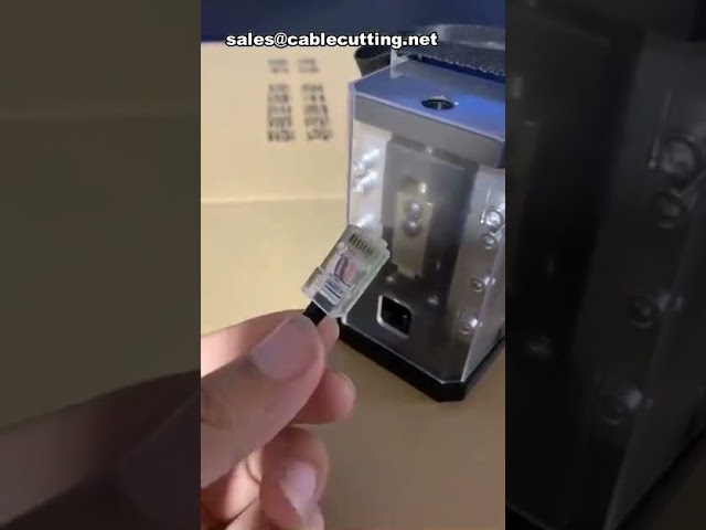 Portable Network Cable Crystal Head Crimping Machine for RJ45 & Telephone Line Connectors