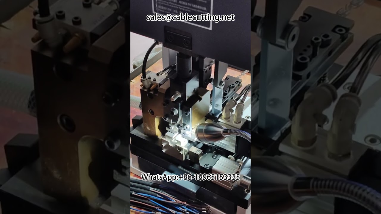 Straight Type Wire Stripping Machine for Harness and Terminal Processing