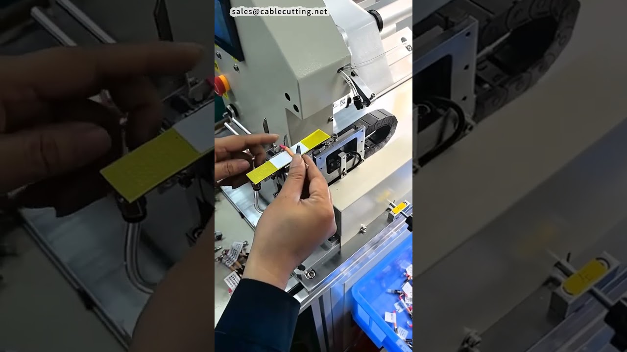 Wire Labeling Machine | Wire Fold-Over Label Applicator