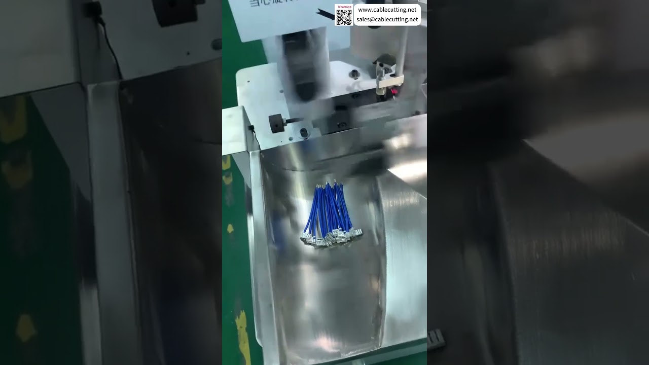 Fully Auto Double Head Terminal Machine Genuine Flag Terminal Crimping Process Custom Set - Shorts