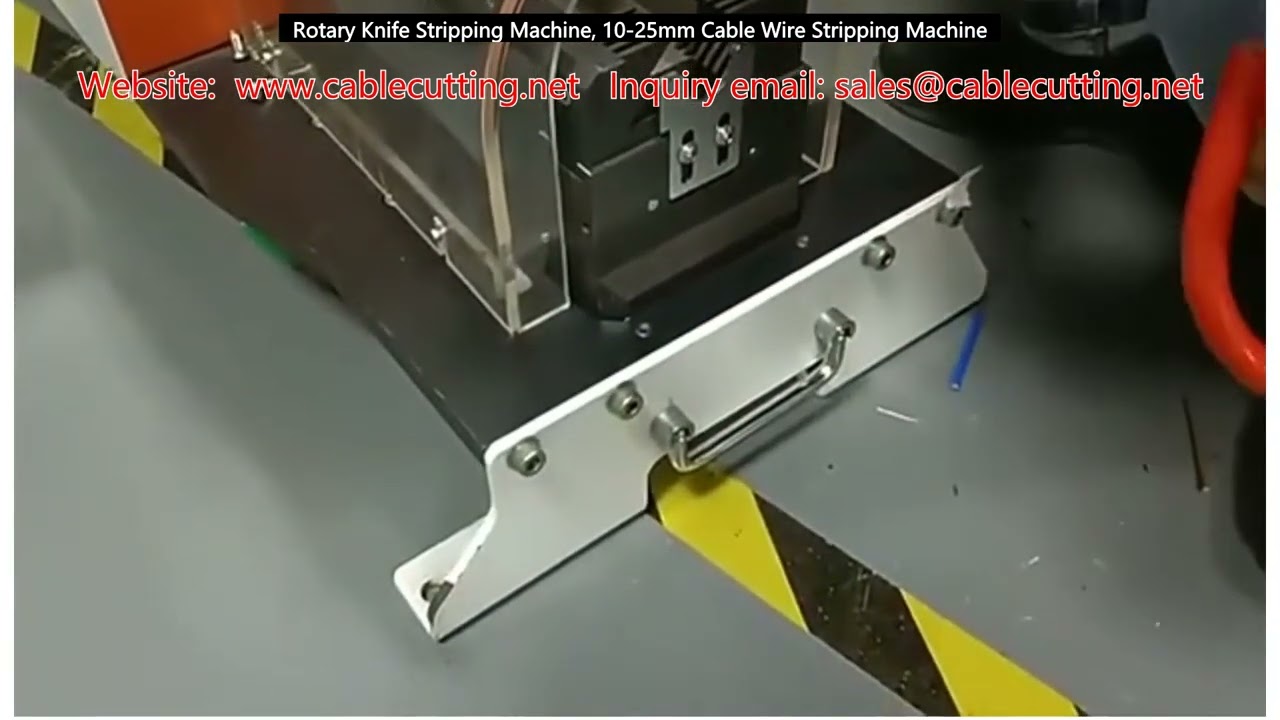 Rotary Knife Stripping Machine for 10-25mm Cable and Wire