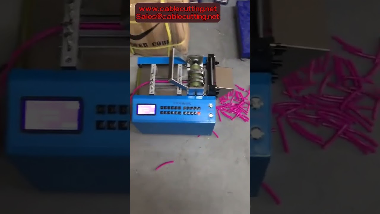 Automatic Heat Shrink Tube Cutting Machine & Nickel Strip Cutter | Sleeve Pipe Cutter