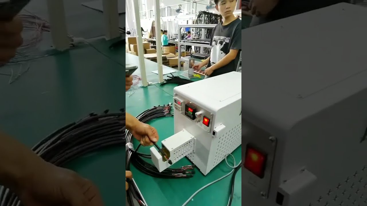 純電動ヒートシュリンクチューブ加熱機 実作業映像｜熱収縮チューブ加熱のリアルな現場