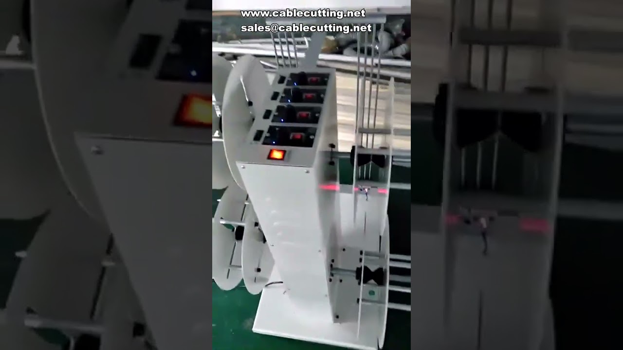 4-Axis Pay-Off Machine, Wire Cutting & Terminal Stripping Automation System