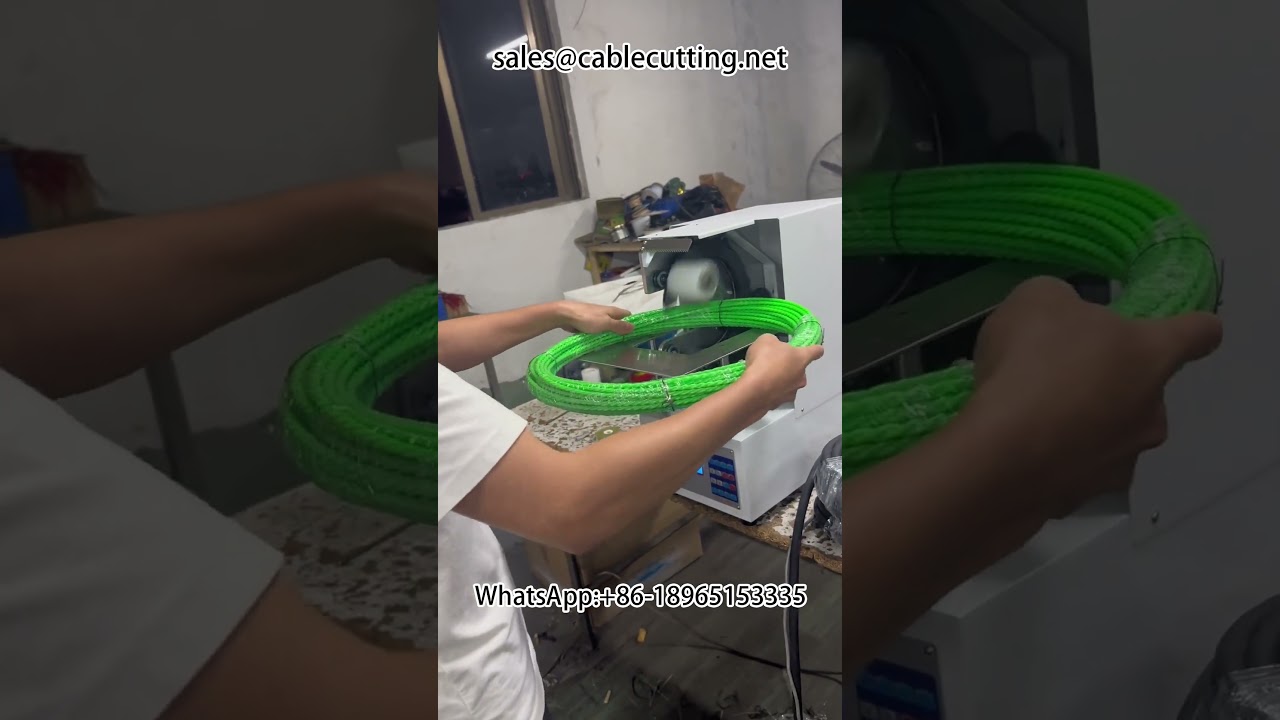 Industrial Wrapping Machine for Wire Processing and Winding Film