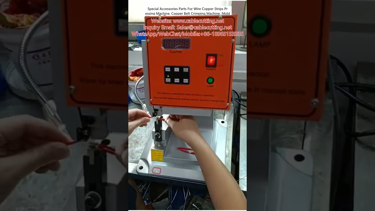 Special Accessories & Parts for Wire Copper Strips Pressing Machine and Copper Belt Crimping Machine