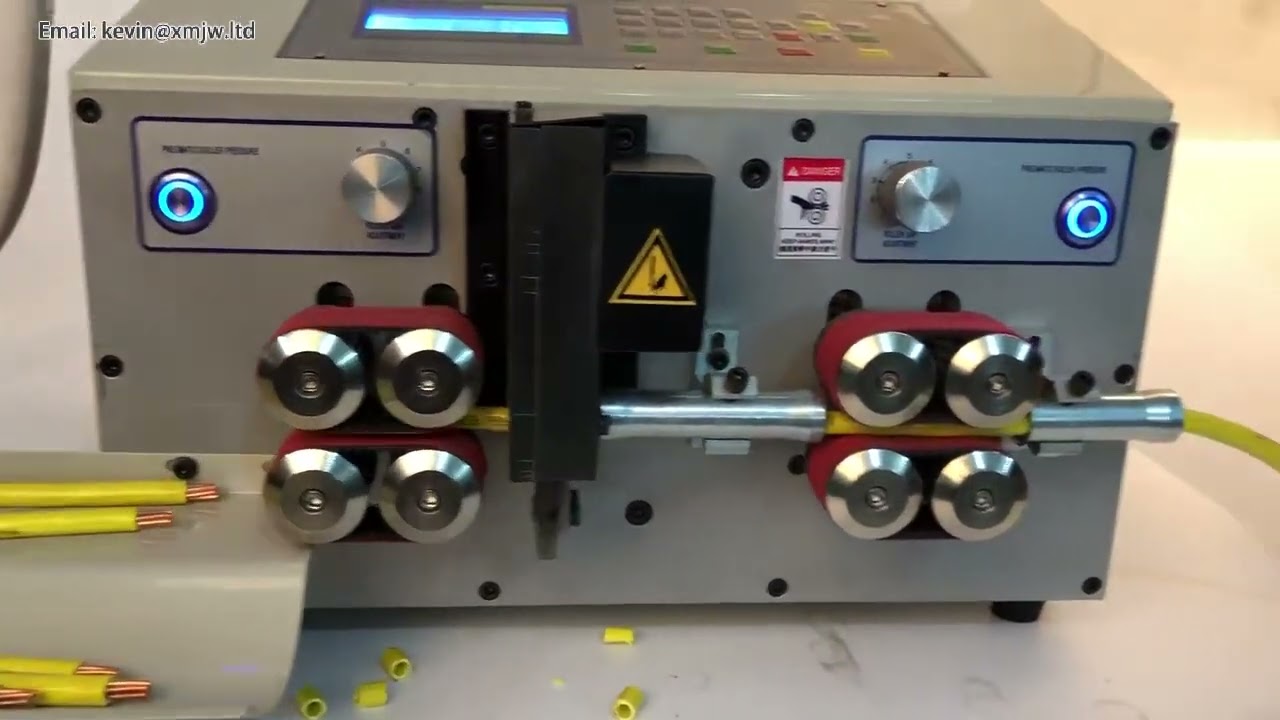 SWT-508-MAX-2 Computer Automatic Wire Peeling Cutting Stripping Machine 1-70mm², 1000W, 8 Belt Wheel Drive