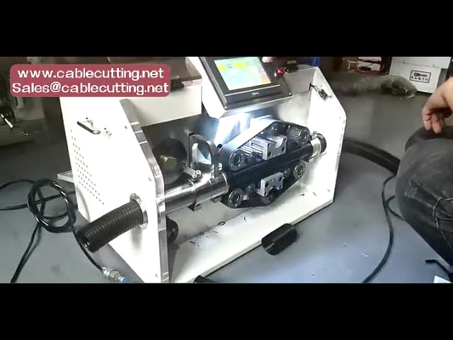チューブハーネス・電線保護ベローズ加工機 | コルゲートパイプ切断機【工場自動化対応】