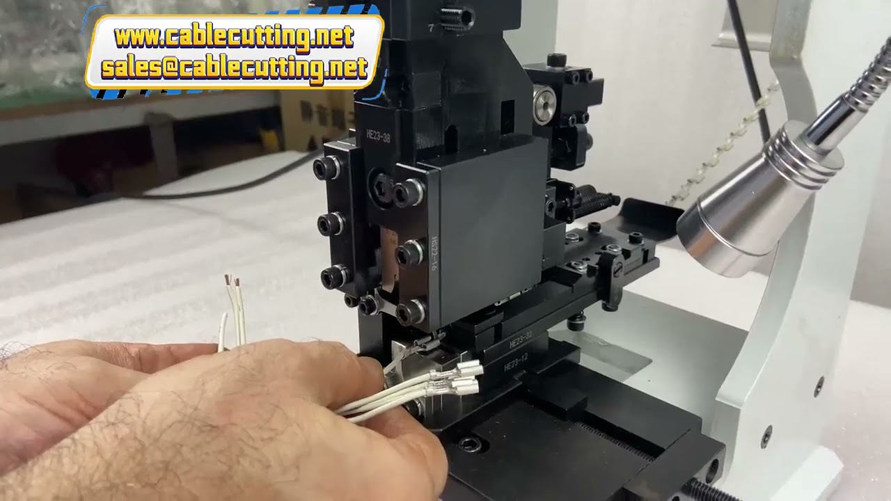 2T Pneumatic Terminal Crimping Machine, OTP-40 Stroke Pressing Machine for European Style Applicators