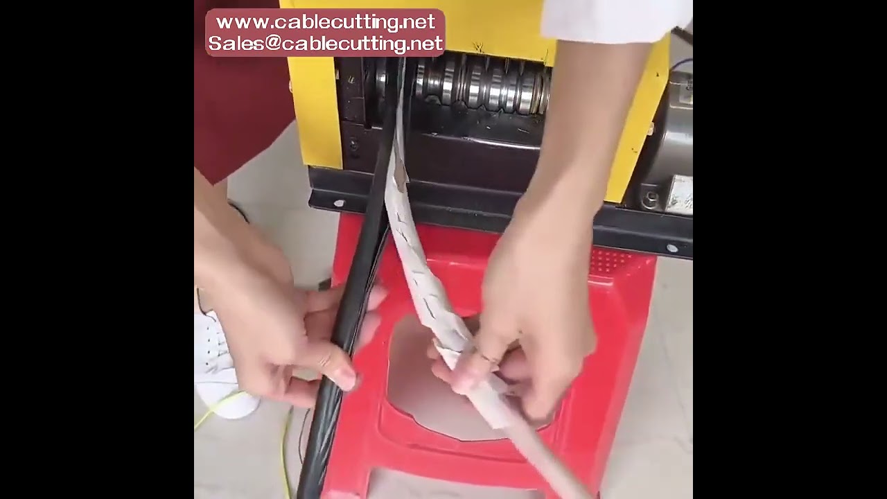 Small Electric Automatic Cable Wire Stripping Machine 60W 750W for 1-20mm 1-38mm Copper