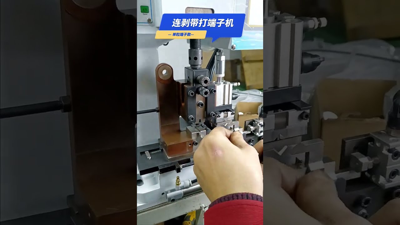 Single Grain Continuous Strip Terminal Machine for Factory Automation