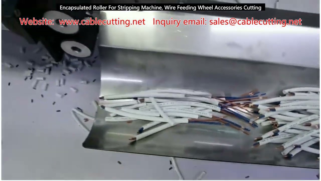 Encapsulated Roller for Wire Stripping Machine, Wire Feeding Wheel Cutting Accessories