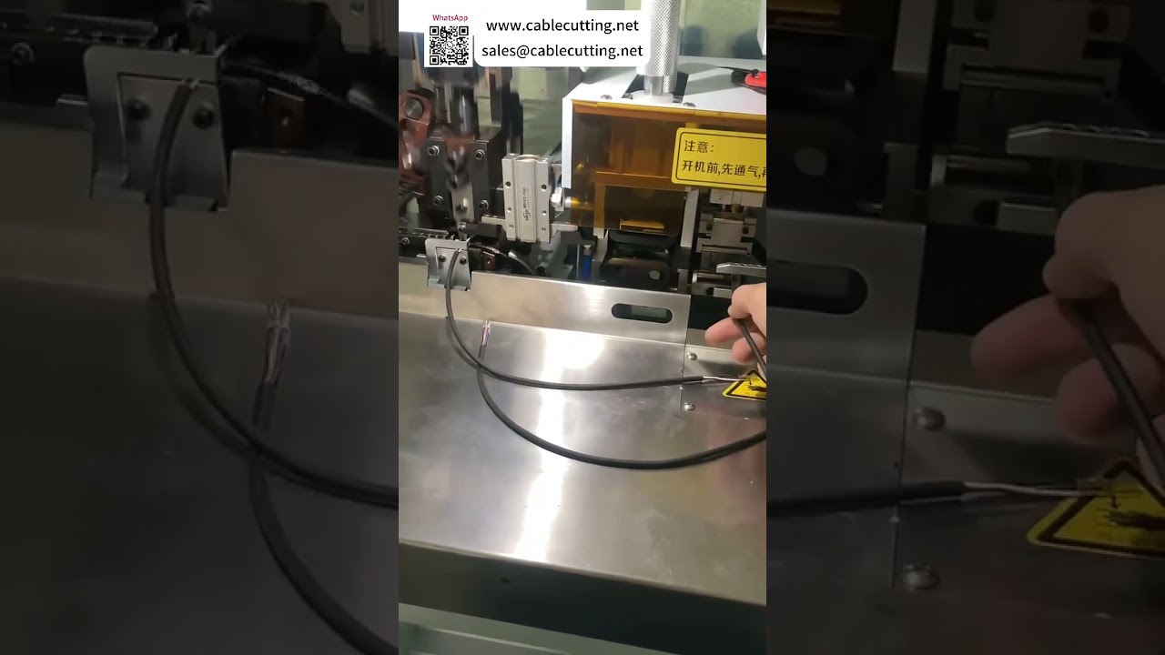 Semi Automatic Multi Core Sheathed Wire Stripping and Terminal Crimping Machine Assembly Tool - Shorts