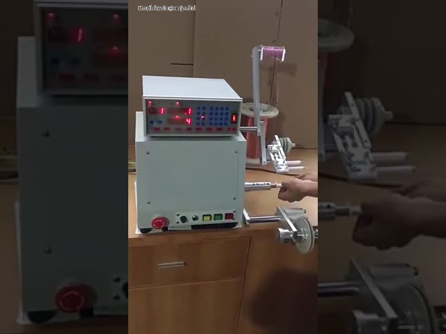 0.2-3.0mm 820 Coil Winding Machine, Computer Controlled Electric Automatic Wire Winder Dispenser