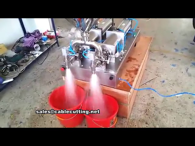 Automatic Bottle Filling Machine, 2-Heads, 5000ml Capacity