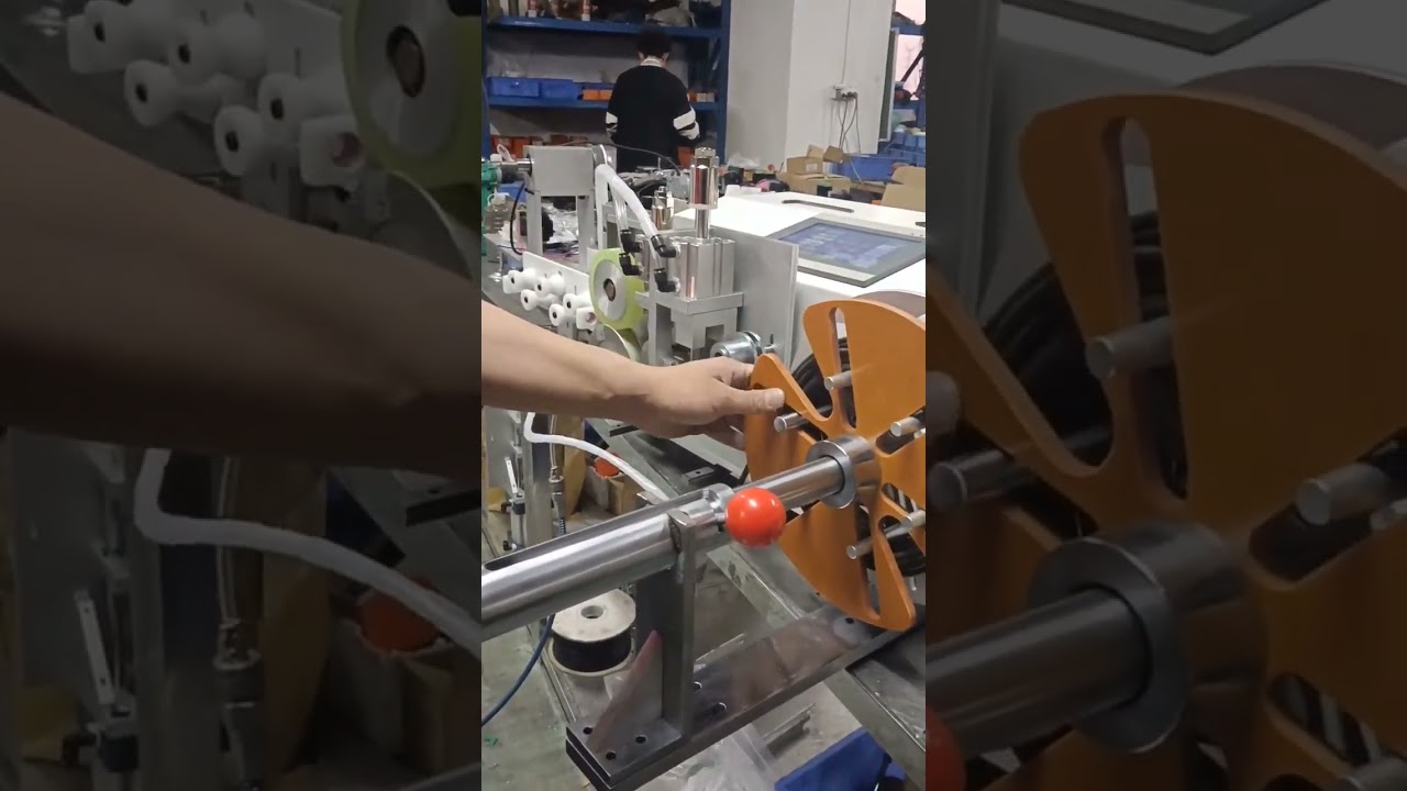 Alles-in-één machine: automatisch meter tellen, traverseren, snijden, draad wikkelen en binden #machine