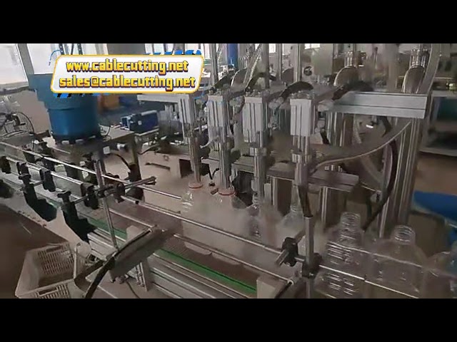 活塞式化妆品洗发水洗洁精番茄酱大豆酱灌装机 | U型灌装头