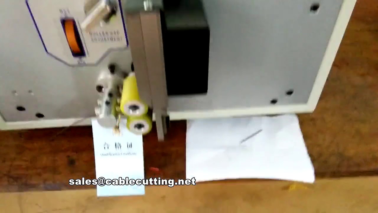 Automatic Fiber Optic Cable Cutting Machine | High-Speed Wire Processing