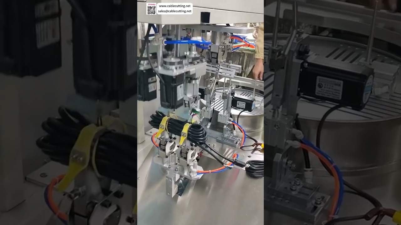Automatic Dual Tie Wire Bundling Machine  High Speed Cable Organization & Packaging Tool - Shorts