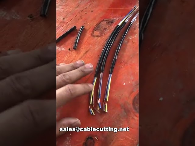 automatic sheath cable cutting stripping machine WPM-30HT